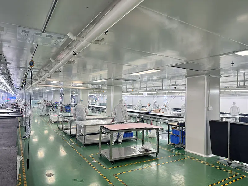 smart TV display screen huixin factory workshop