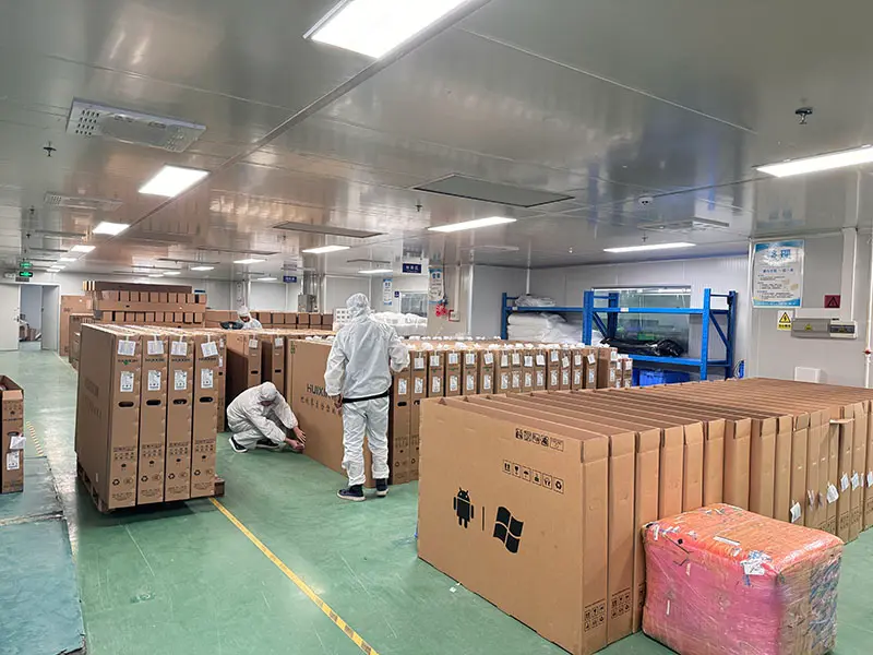 smart TV display screen huixin factory workshop
