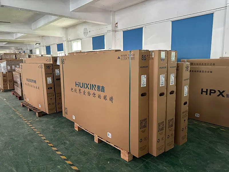 smart TV display screen huixin factory workshop