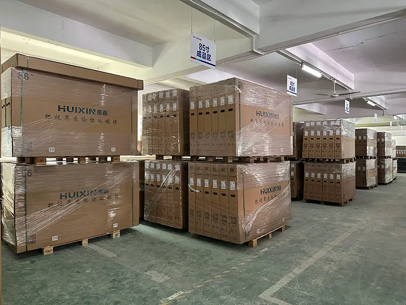 smart TV display screen huixin factory workshop