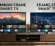 Aluminum Frame and Frameless Smart TV