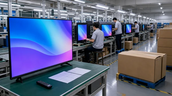 OEM Smart TV production lead time from sample approval to mass production, inspection and export packing