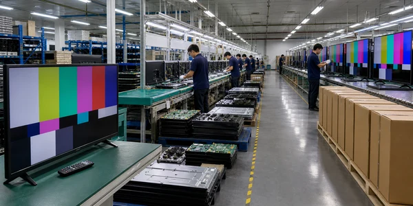 How Long Does OEM Smart TV Production Take? Sample, Mass Production and Shipping Lead Times 2 OEM Smart TV production timeline from sample approval to assembly, inspection and shipment preparation