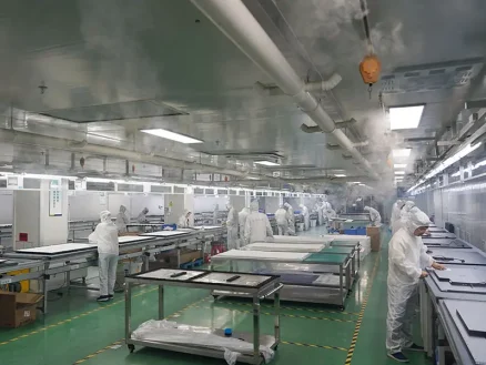 page d'accueil 26 Smart TV assembly workshop at the Huixin factory
